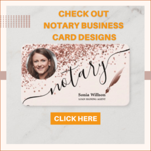 Notary Business Card Designs