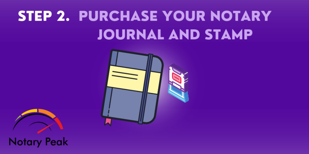 purchase your notary journal and stamp